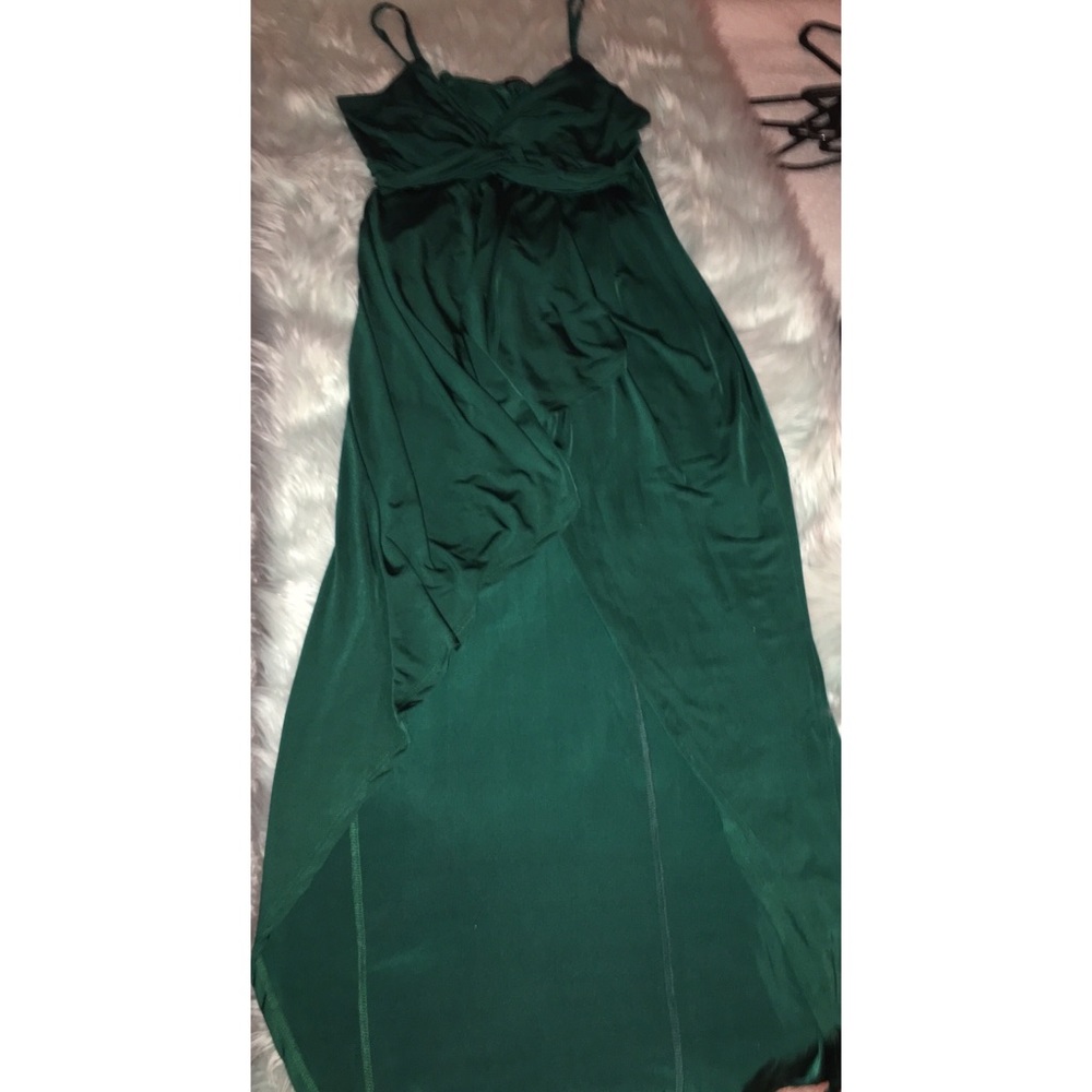 Green long Dress